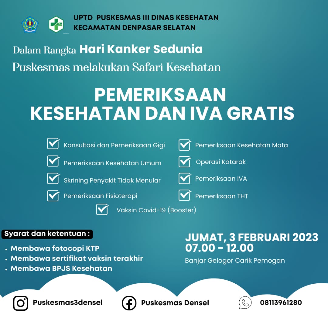 JADWAL SAFARI KESEHATAN