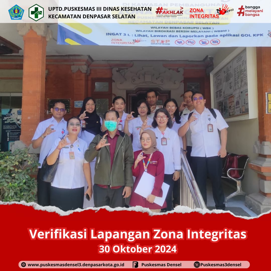 VERIFIKASI LAPANGAN ZONA INTEGRITAS