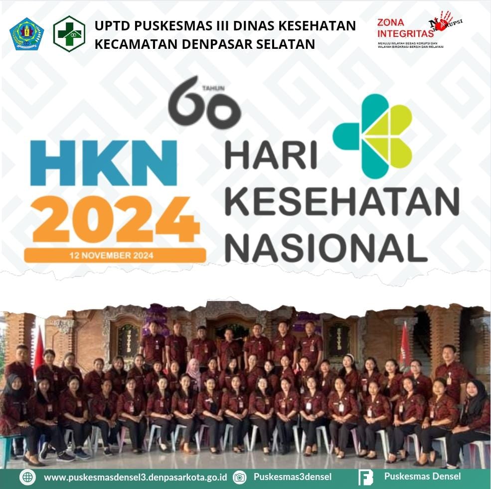 SELAMAT HARI KESEHATAN NASIONAL KE-60 Tahun 2024