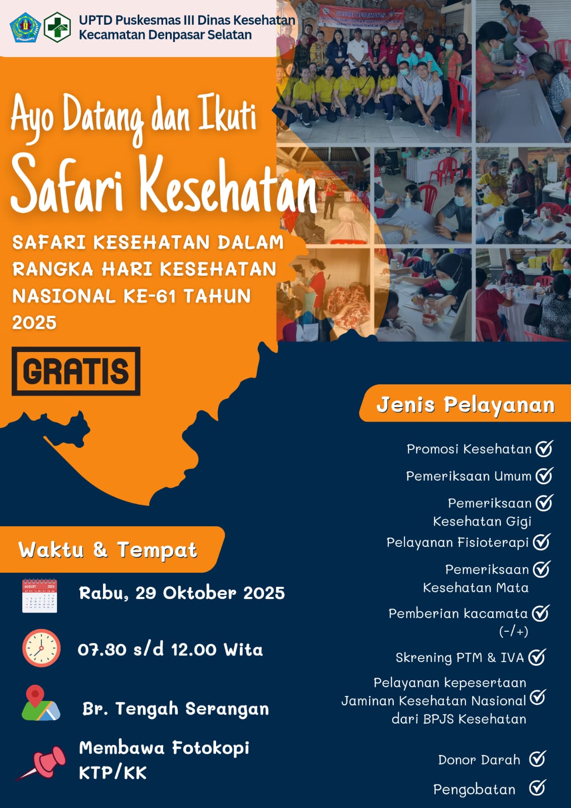 SAFARI KESEHATAN DALAM RANGKA HARI KESEHATAN NASIONAL KE - 61 TAHUN 2025