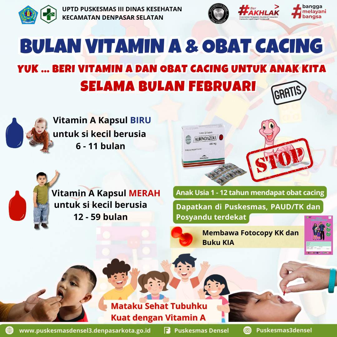 BULAN VITAMIN A DAN OBAT CACING