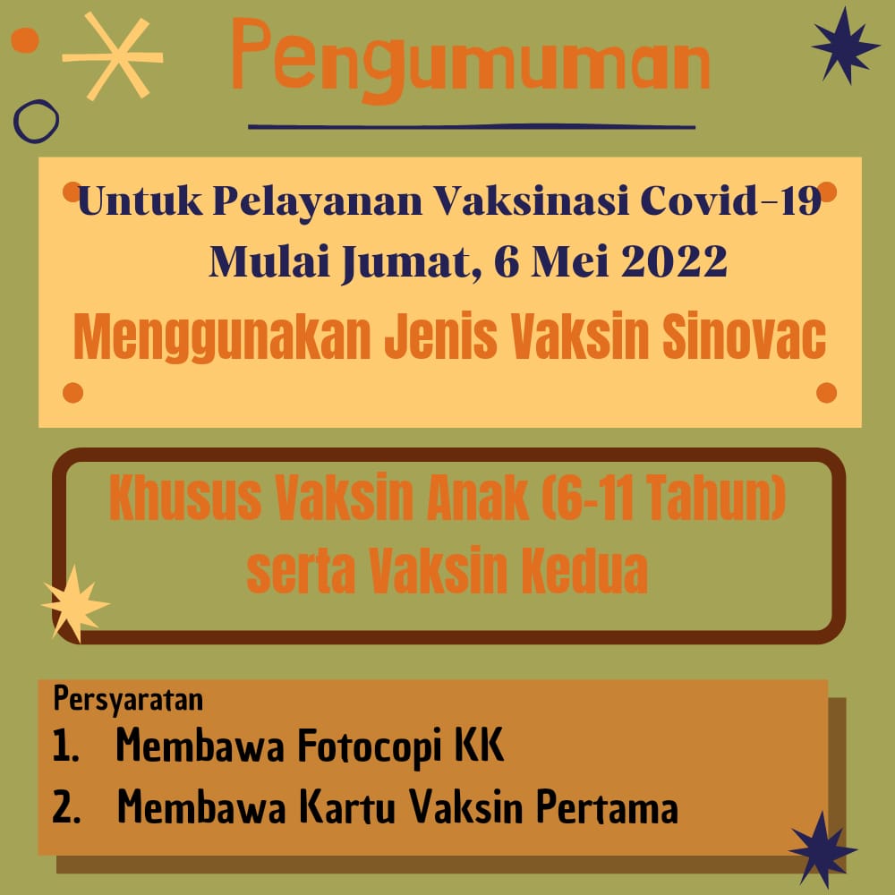 PENGUMUMAN VAKSINASI