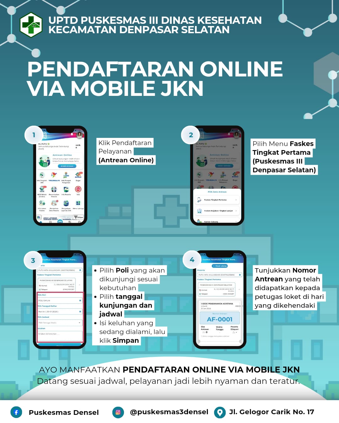 PENDAFTARAN ONLINE VIA MOBILE JKN