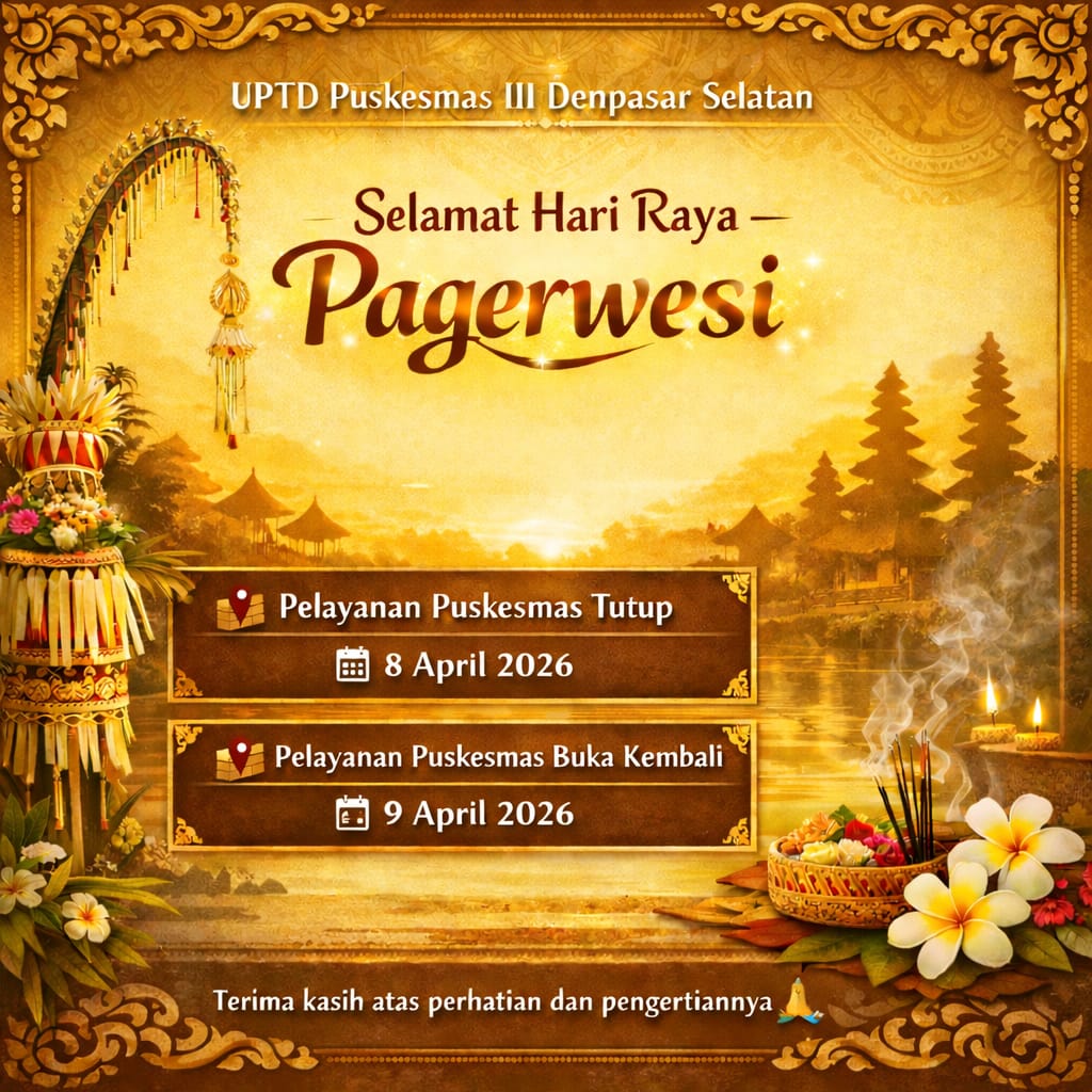 PENGUMUMAN LIBUR PELAYANAN HARI RAYA PAGERWESI