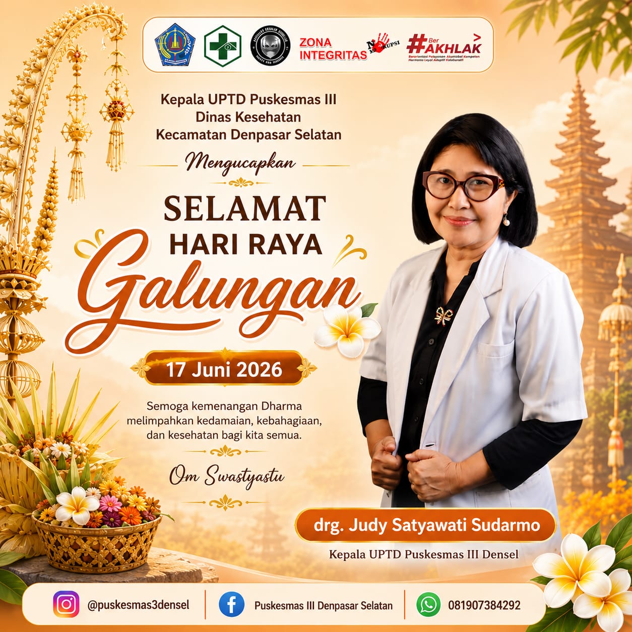 SELAMAT HARI RAYA GALUNGAN DAN KUNINGAN 2026