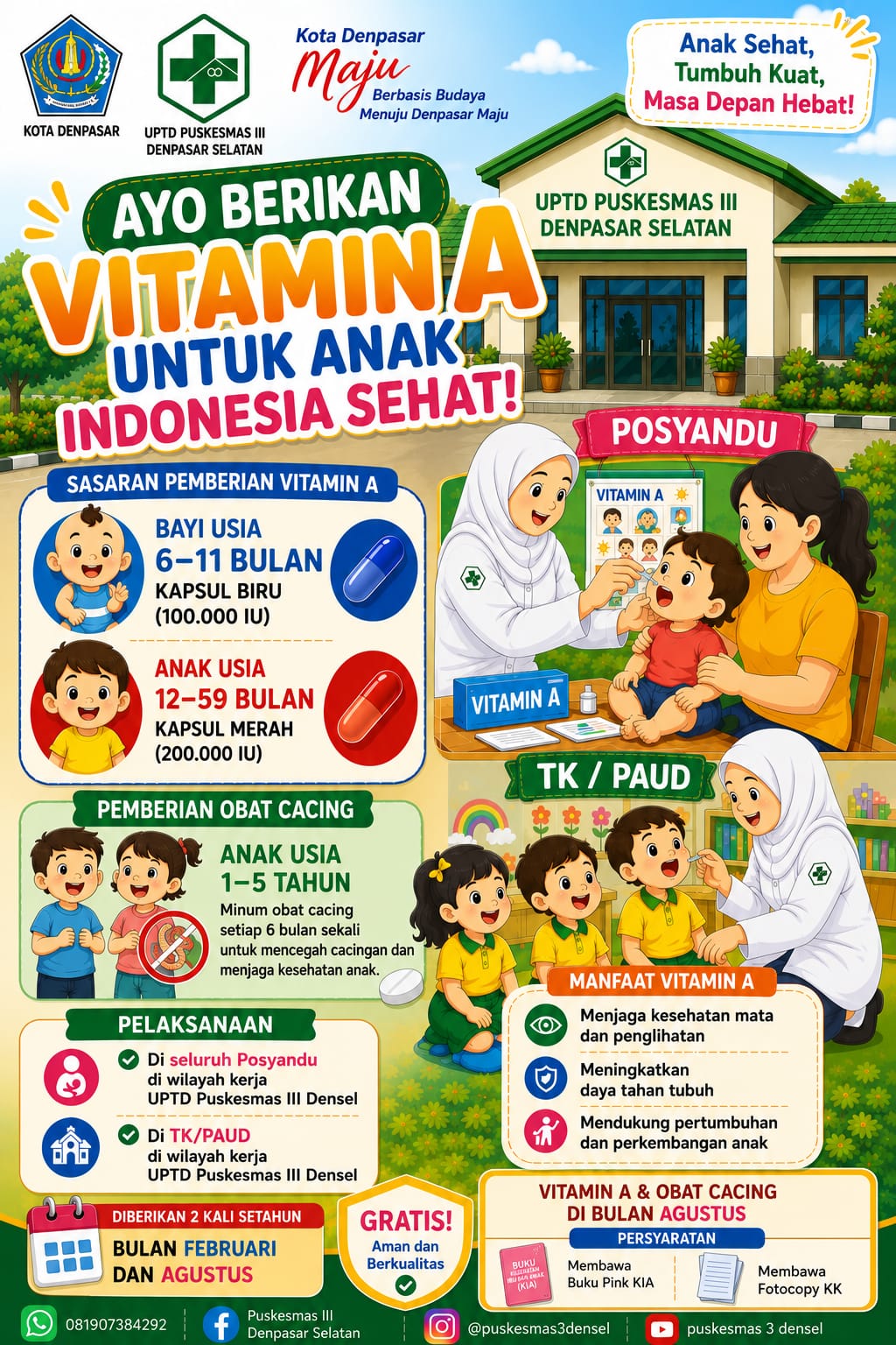 AYO KE POSYANDU BULAN AGUSTUS!