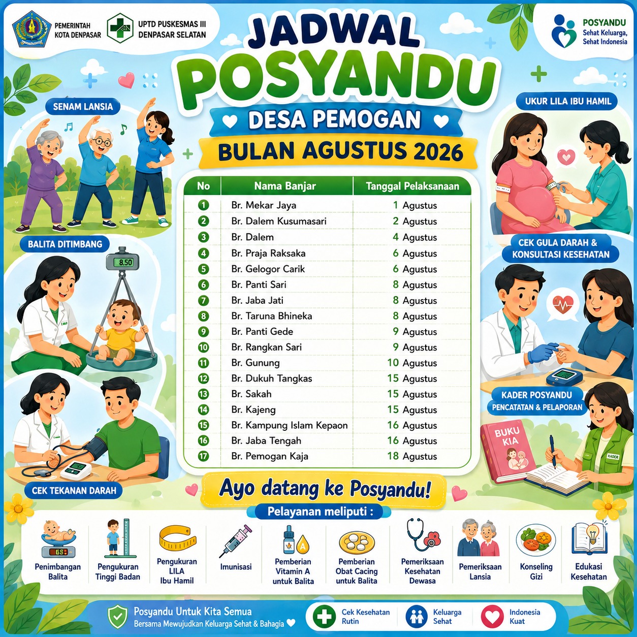 POSYANDU BULAN AGUSTUS 2026